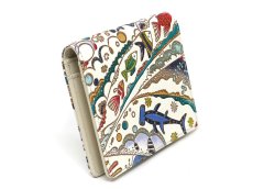 画像3: 【夏限定柄/限定Item】海はひろいな スマート札入れ（金唐柄）［t］ (3)