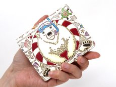 画像4: 【夏限定柄/限定Item】泳ぐま スマート札入れ［t］ (4)
