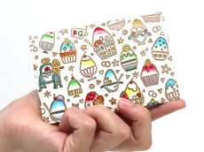 画像5: 【限定Item】なないろかき氷 両面文庫革のパスカードホルダー［t］ (5)