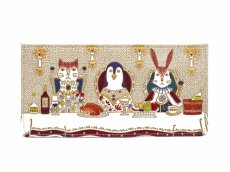 画像1: 完売【限定Item】ノーブルアニマルズ フラット札入れ（金唐柄）［t］ (1)