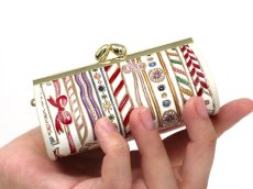 画像4: 【予約限定柄】リボン（クリスマス柄） リップも入るハートまちの小物入れ (4)