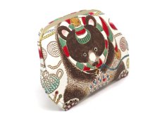 画像3: 完売【Xmas柄/限定Item】編むくま ぷちっと小銭入れ［t］ (3)