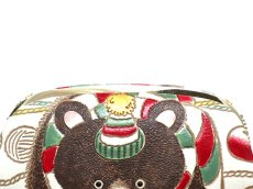 画像4: 完売【Xmas柄/限定Item】編むくま ぷちっと小銭入れ［t］ (4)