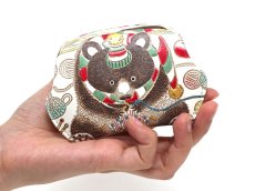 画像5: 完売【Xmas柄/限定Item】編むくま ぷちっと小銭入れ［t］ (5)