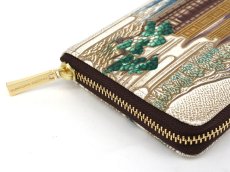 画像3: 【予約限定柄】浮世絵 金閣寺 ぐるっとファスナーの長財布［t］ (3)