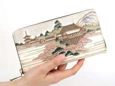 画像4: 【予約限定柄】浮世絵 清水寺 ぐるっとファスナーの長財布［t］ (4)