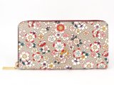 【季節限定柄】五色桜 ぐるっとファスナーの長財布［t］