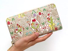 画像4: チューリップ の花束 ぐるっとファスナーの長財布［t］ (4)