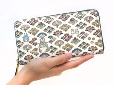 画像4: 【商品予約】【スタジオジブリ×文庫屋「大関」】となりのトトロ ぐるっとファスナーの長財布［t］ (4)