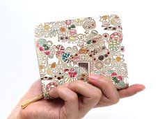 画像4: お菓子の家 二つ折りファスナーミニ財布［t］ (4)