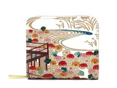 画像1: 垣根菊 二つ折りファスナーミニ財布［t］ (1)