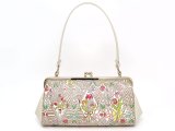 【限定Item】チューリップの花束 がま口ハンドルクラッチ