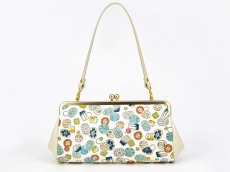 画像1: 完売【予約限定】飴＜限定ブルー＞ がま口ハンドルクラッチ (1)