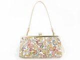 完売【予約限定】ペイズリー がま口ハンドルクラッチ