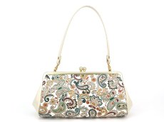 柄：ペイズリー＜ビリジアン＞（光沢仕上の口金でお届けします）