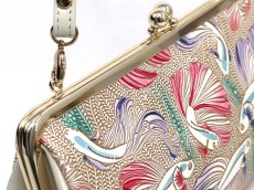 画像3: 完売【限定Item】ラビリンスフィッシュ＜パープル＞ がま口ハンドルクラッチ (3)