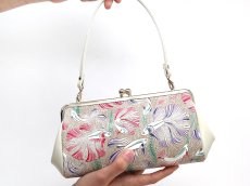 画像4: 完売【限定Item】ラビリンスフィッシュ＜パープル＞ がま口ハンドルクラッチ (4)