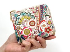 画像4: 完売【限定Item】華熨斗 L字ファスナーの小さなお財布（絢爛柄）［t］ (4)
