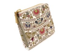 画像2: 完売【限定Item】茉莉花＜珊瑚＞ L字ファスナーの小さなお財布［t］ (2)