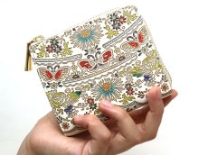 画像4: 完売【限定Item】茉莉花＜翡翠＞ L字ファスナーの小さなお財布［t］ (4)