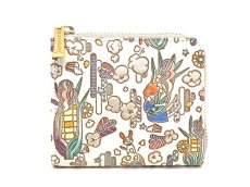 画像1: 完売【限定Item】恋するもろこしガール L字ファスナーの小さなお財布（金唐柄）［t］ (1)