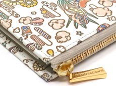 画像4: 完売【限定Item】恋するもろこしガール L字ファスナーの小さなお財布（金唐柄）［t］ (4)