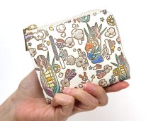 画像5: 完売【限定Item】恋するもろこしガール L字ファスナーの小さなお財布（金唐柄）［t］ (5)