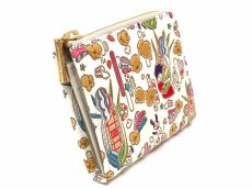 画像3: 完売【限定Item】弾けるもろこしガール L字ファスナーの小さなお財布（金唐柄）［t］ (3)