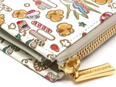 画像4: 完売【限定Item】弾けるもろこしガール L字ファスナーの小さなお財布（金唐柄）［t］ (4)