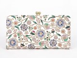 完売【予約限定】ダリア＜コバルトブルー＞ がま口長財布［t］