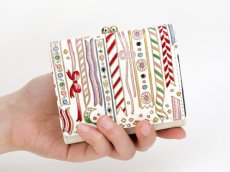 画像5: 【予約限定柄】リボン（クリスマス柄） 三つ折りミニ財布［t］ (5)