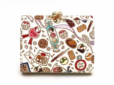 画像2: チョコレート 三つ折りミニ財布［t］ (2)