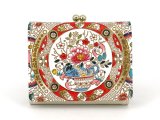 唐子 三つ折りミニ財布（絢爛柄）［t］