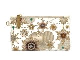 【予約限定柄】スノーオーナメント＜ブロンズ＞ すっきりカードケース（金唐柄）［t］