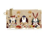 ノーブルアニマルズ すっきりカードケース（金唐柄）［t］
