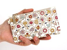 画像5: 完売【予約限定】金唐小花 すっきりカードケース 【クリアポケット有】 (金唐柄)［t］ (5)