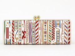 完売【予約限定】リボン（クリスマス柄） がま口ペンケース