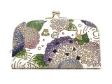【夏限定柄】紫陽花 天溝がま口［t］