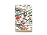 【夏限定柄/限定Item】海はひろいな 鏡付きリップケース（金唐柄）［t］