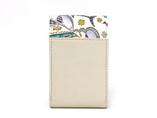 画像3: 【夏限定柄/限定Item】海はひろいな 鏡付きリップケース（金唐柄）［t］ (3)