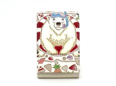 画像1: 【夏限定柄/限定Item】泳ぐま 鏡付きリップケース［t］ (1)