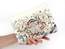 画像4: 完売【予約限定】むかい鶴 B6ノートカバー（絢爛柄）［t］ (4)