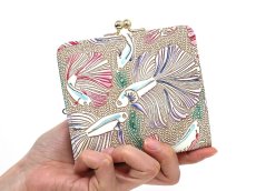 画像5: 完売【限定Item】ラビリンスフィッシュ＜パープル＞ 四角いがま口［t］ (5)