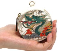 画像4: 龍＜緑＞ マカロンポーチ［t］ (4)