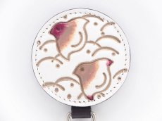 柄：露芝千鳥＜茶＞