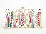 完売【予約限定】リボン（クリスマス柄） がま口長財布［t］