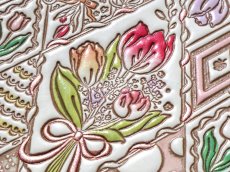 画像5: チューリップ の花束 ぐるっとファスナーの長財布［t］ (5)
